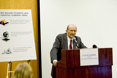 Lou Harris speaks