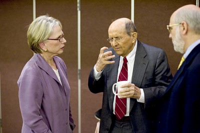Jeannie Oakes and Lou Harris