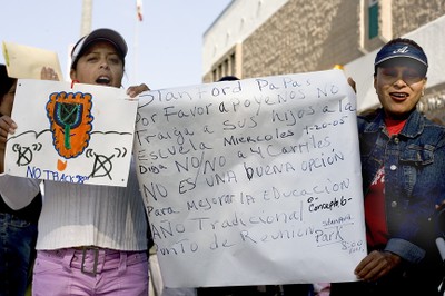 Parent U-Turn Protests