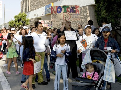 No Track D Protests
