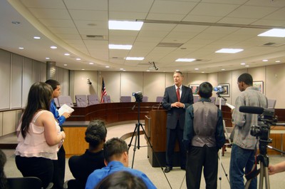 Interviewing Supt. Jack O'Connell