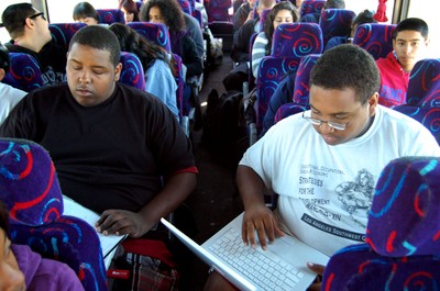 Working on the bus 2