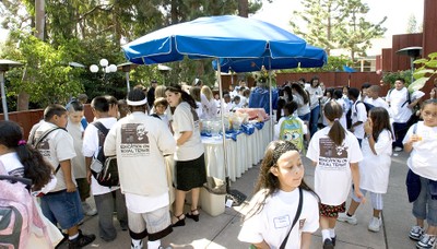 Students attend the Youth Summit at UCLA