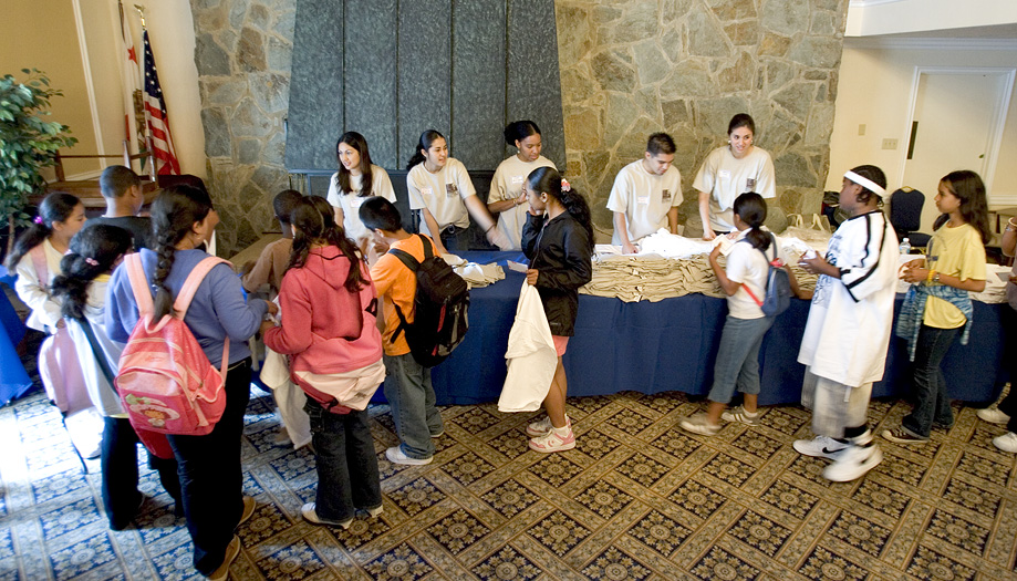 Free shirts were given to all participants who attended the summit