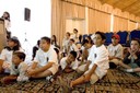 Students preparing to present next