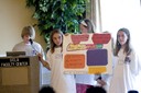 Students display their visual aid