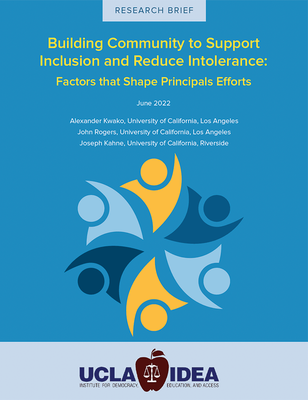 Building Community to Support Inclusion and Reduce Intolerance Report cover