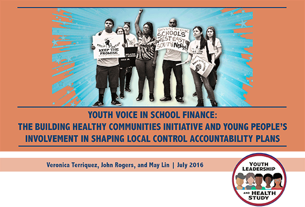 Youth Voice in School Finance Cover