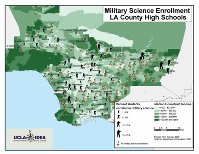 Military Science Enrollment in LA County High Schools