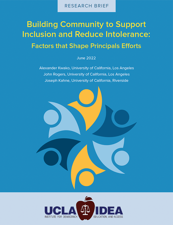 Building Community for Inclusion Report Cover