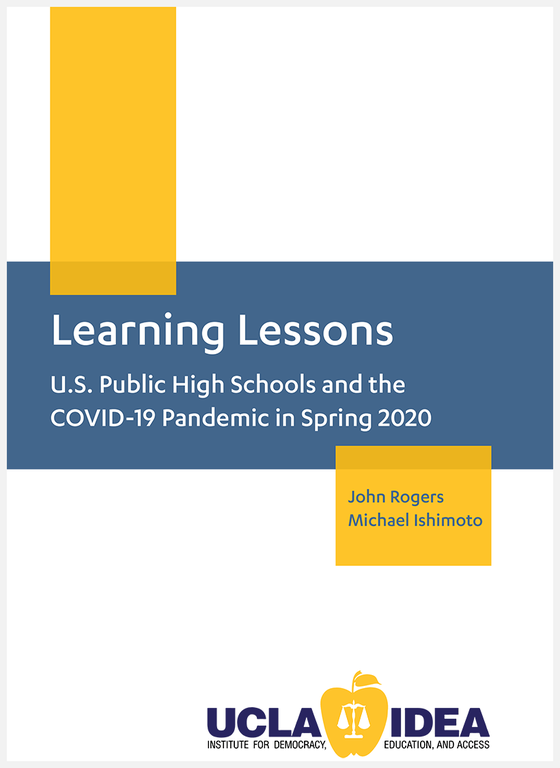 Learning Lessons: U.S. Public High Schools and the COVID-19 Pandemic in Spring 2020
