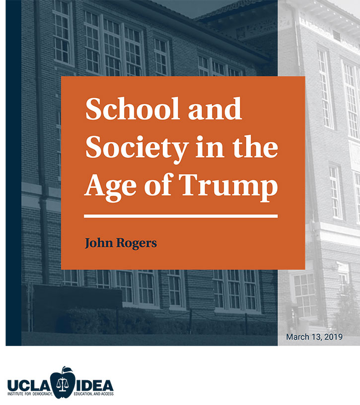 School and Society in the Age of Trump - Report Cover